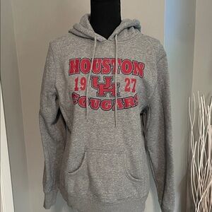 Russell Athletic Gray Hoodie with Red Print